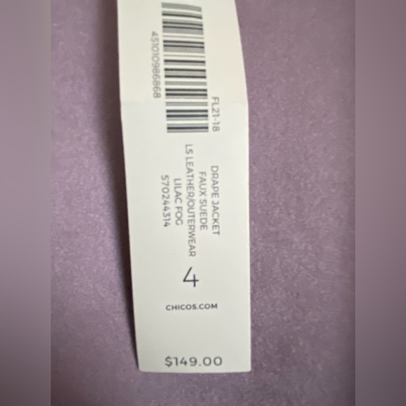 Chico’s Draped Jacket. US 20 - Picture 4 of 4